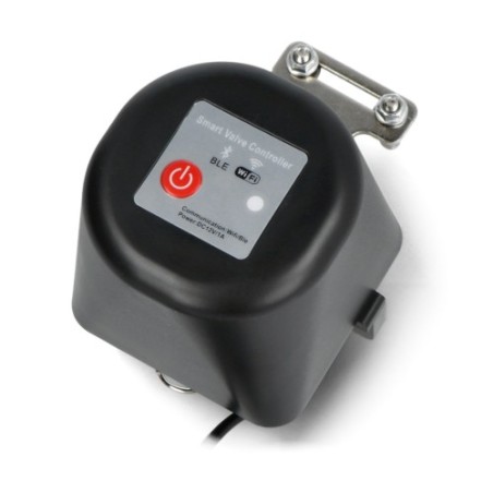 Vanne motorisée Eau-Gaz Wifi Noir