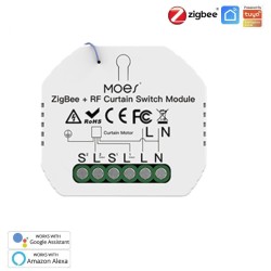 Micromodule volet-roulant Zigbee + RF433 500W MOES MS-108zR