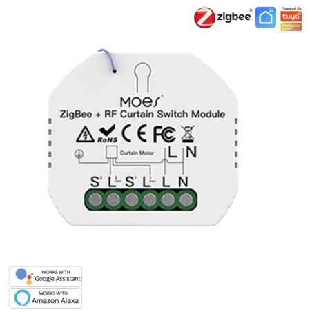 Micromodule volet-roulant Zigbee + RF433 500W