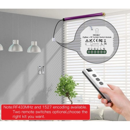 Micromodule volet-roulant Zigbee