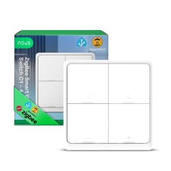 Interrupteur Zigbee 3.0 sans fil 4 boutons - NOUS C1