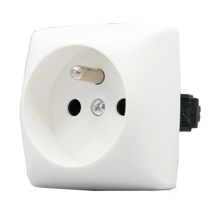 Oteo ASL Prise de courant 2P+T composable Blanc