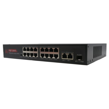 Switch Ethernet POE 16+2+1 ports 1 Gigabit/s