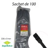 Colliers d'installation noir 9x500mm