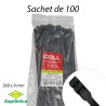Colliers d'installation noir 9x360mm