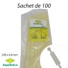 Collier avec plaque identification 13x35mm