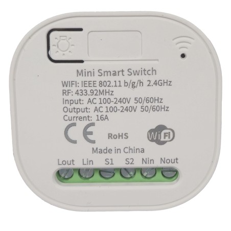Récepteur‑contrôleur WiFi/RF433 10A