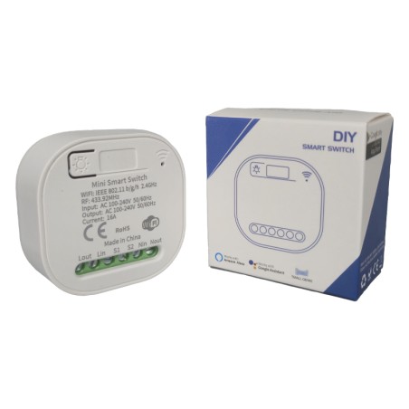Récepteur‑contrôleur WiFi/RF433 10A AC 85–250 V