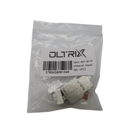 Sachet Connecteur Keystone RJ45 Cat 8 FTP