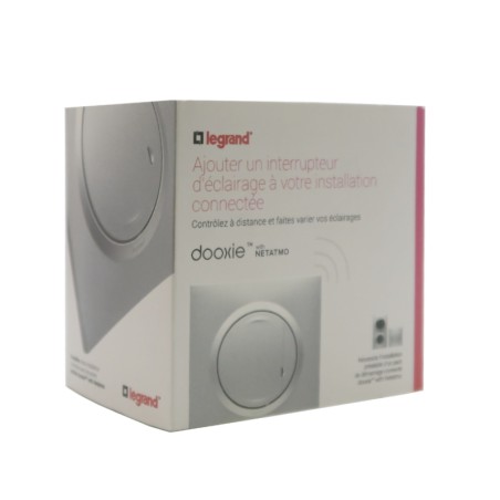 Interrupteur Variateur connecté Dooxie Netatmo 300W Alu