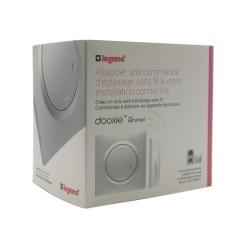 Commande sans fil ON/OFF Dooxie Netatmo Alu - LEGRAND 600183