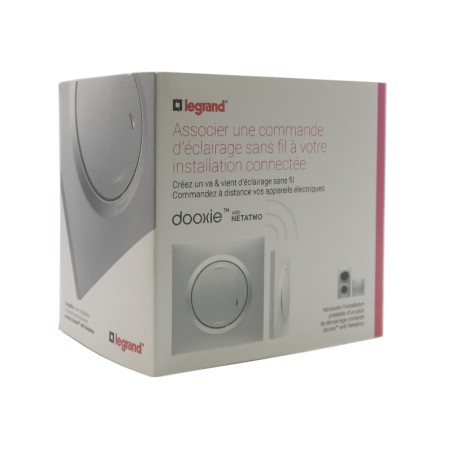 Commande sans fil ON/OFF Dooxie Netatmo Alu
