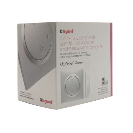 Commande lever coucher Dooxie Netatmo Alu - LEGRAND 600184