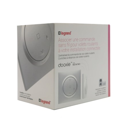 Commande Volet roulant sans fil Dooxie Netatmo Alu