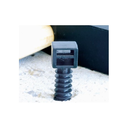Embase cheville tête haute colliers 9mm SapiSelco ALE.3.403