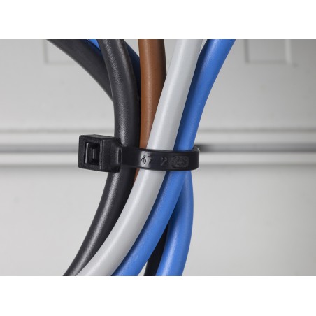 Collier câblage noir 4.5mm L.280mm SapiSelco SEL.3.425R