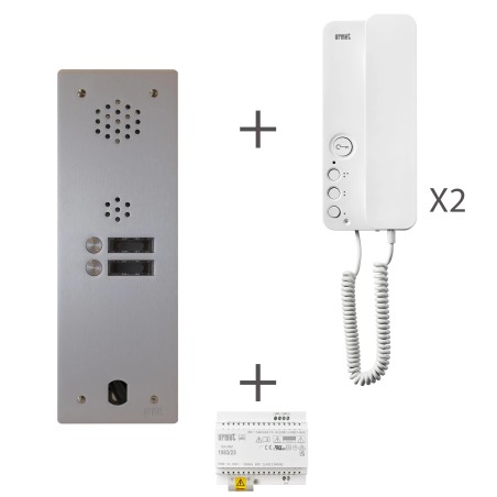 Kit audio préprogrammé 2 boutons 2Voice