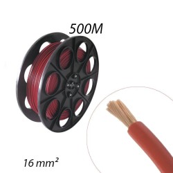 Fil rigide HO7 V-R 16mm² Rouge - 500ml