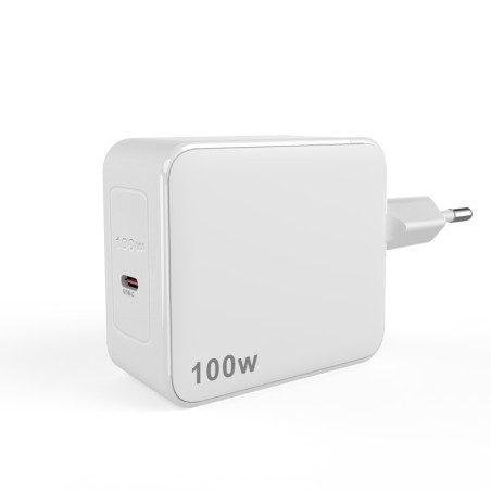 Chargeur double USB-C puissance de 100W charge rapide 230 V