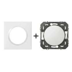 Dooxie Interrupteur + plaque Carré blanc LEGRAND 600001