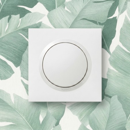 Dooxie Interrupteur + plaque Carré blanc LEGRAND 600001