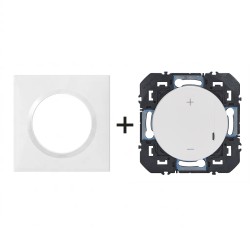 Dooxie Variateur 2 fils plaque carrée blanc LEGRAND 600060A