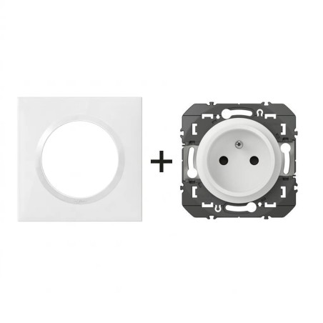Dooxie Prise rénovation 250V~ 16A IP20 IK04