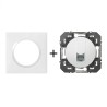 Dooxie Prise RJ45 cat6 + plaque carrée blanc