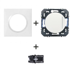 Dooxie Inter témoin 600009 + plaque carrée blanc + griffes