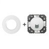 Dooxie Prise RJ45 cat6 + plaque Ronde blanc