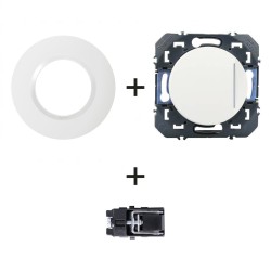 Dooxie Inter témoin 600009 + plaque Ronde blanc + griffes
