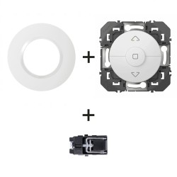Dooxie Inter volets 600021 + plaque Ronde blanc + griffes