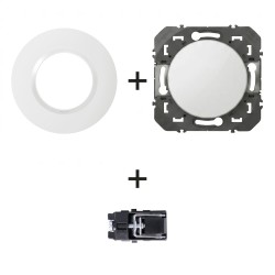 Dooxie Obturateur 600044 + plaque Ronde blanc + griffes