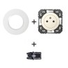 Dooxie Prise surface + plaque Ronde blanc + griffes