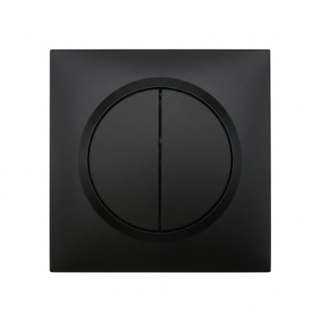 Dooxie Inter double + plaque carrée noir