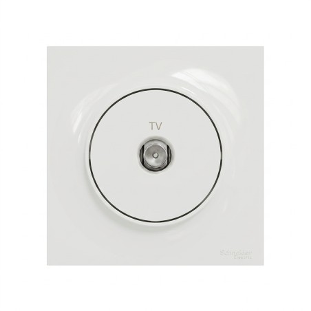 Odace Prise TV simple IP20/IP21D