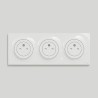 Odace Prise triple 2P+T