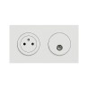 Odace Prise Surface + prise TV simple