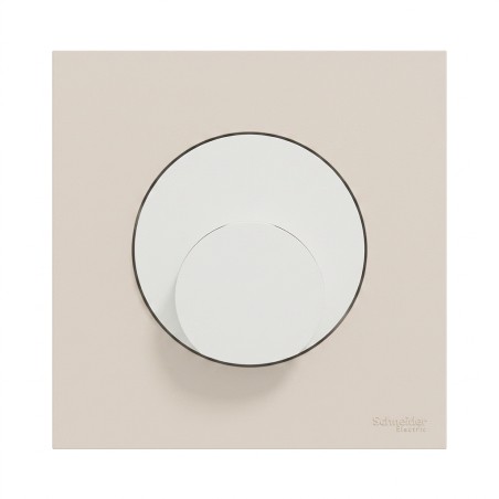 Odace Sortie de câble S920662 + plaque Beige Sable