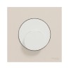 Odace Sortie de câble S920662 + plaque Beige Sable