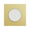 Odace Variateur rotatif S920519 + plaque Laiton-blanc