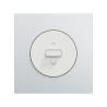 Odace Inter volets roulants S920208 + plaque Alu-blanc