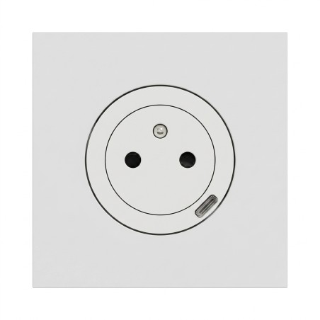 Odace Prise + chargeur USB-C