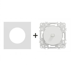 Odace Inter/poussoir à levier S920203 + plaque Céramique