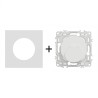 Odace Sortie de câble de 6 à 12 mm de diamètre + plaque Céramique
