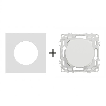 Odace Obturateur pré-perçage + plaque Céramique
