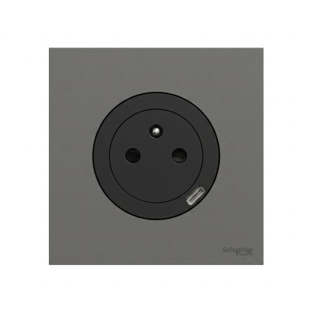 Odace Prise + chargeur USB-C