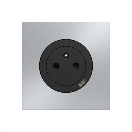 Odace Prise + chargeur USB-C 18 W