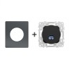 Odace Prise RJ45 Cat 6 STP blindée Architecte Perle Noire