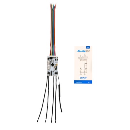 Module universel Wi-Fi basse tension Shelly Plus Uni Wi-Fi 802.11 b/g/